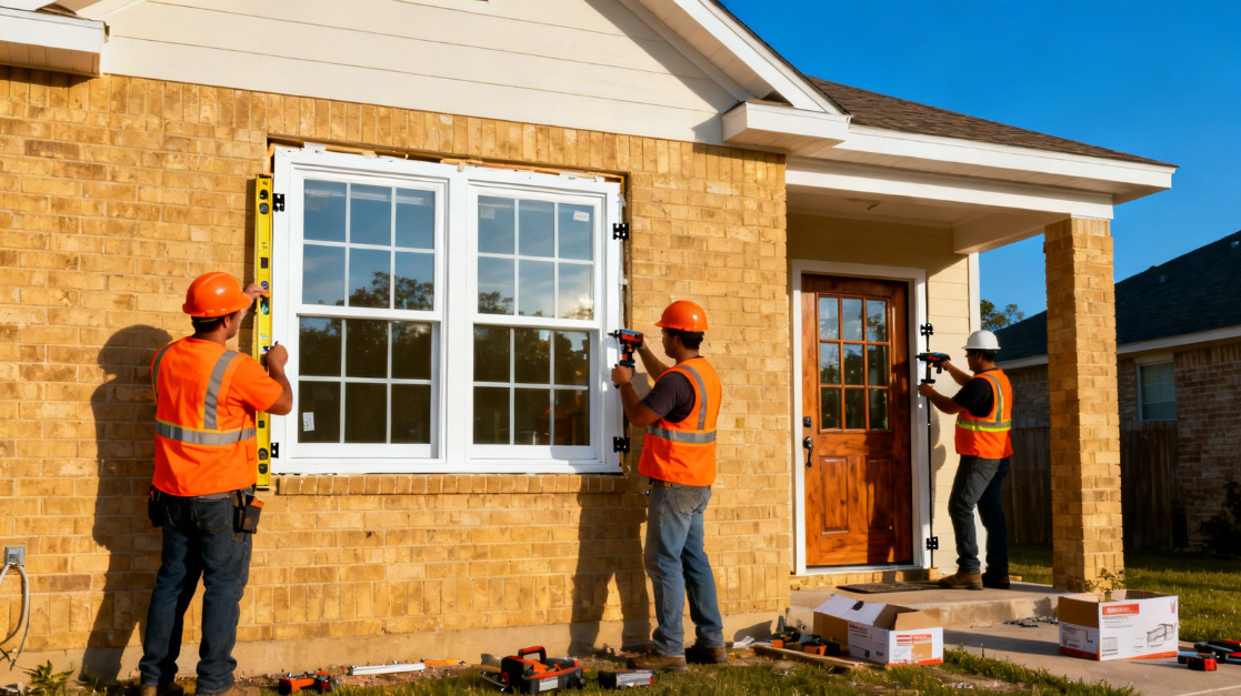 Door and window installation in Houston TX